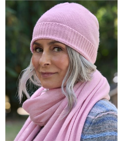 Womens Premium Pure Cashmere Hat
