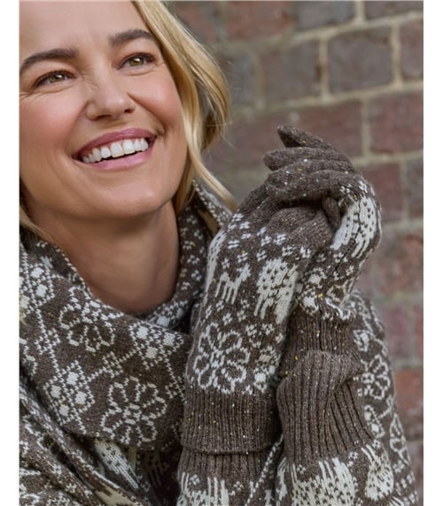 Womens Fairisle Glove