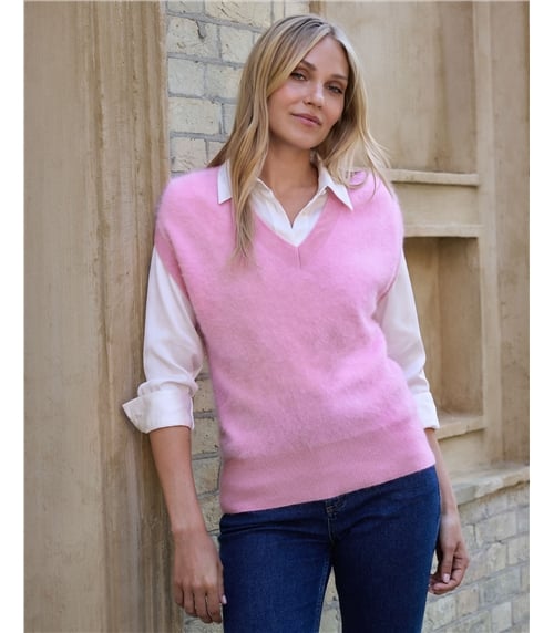 Brushed Wool Cashmere Tank