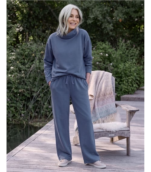 Gower Seam Detail Wide Joggers