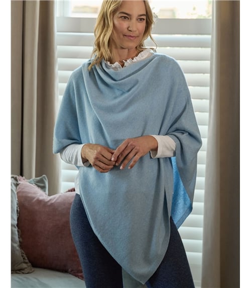 Luxurious Pure Cashmere Poncho