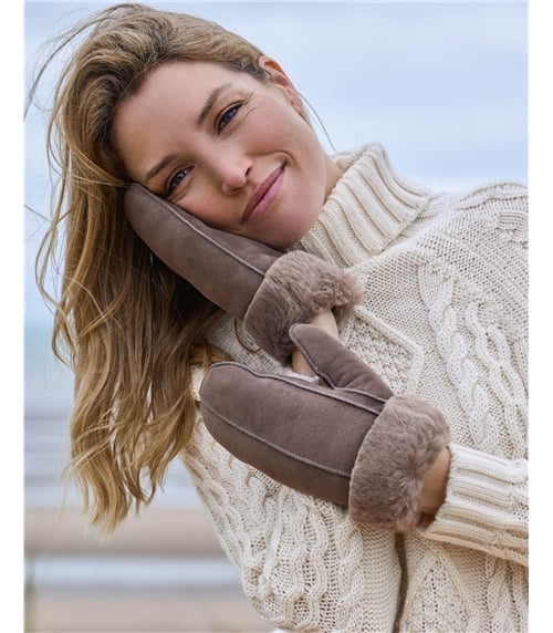 Sheepskin Split Seam Mittens