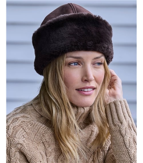 Sheepskin Lined Round Hat