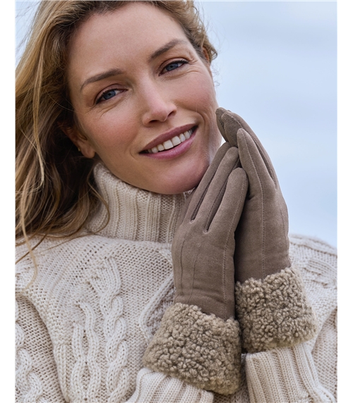 Cuffed Sheepskin Glove