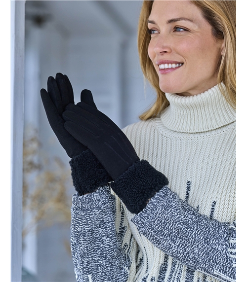 Cuffed Sheepskin Glove