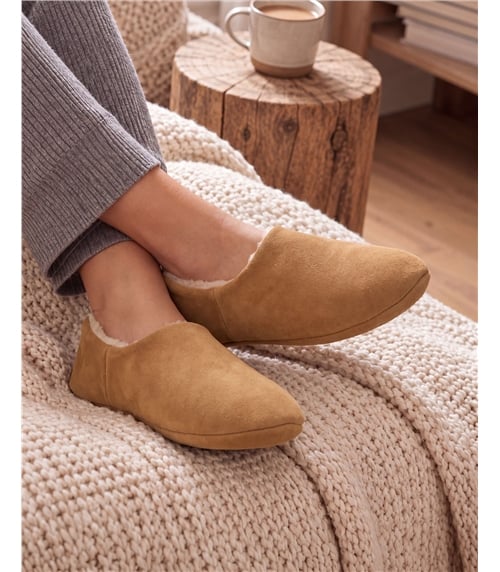 Womens Suede Ballerina