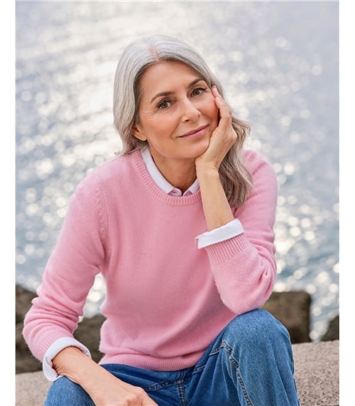 Womens Lambswool Crew