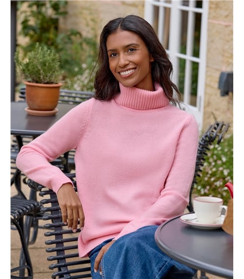 Womens Lambswool Polo