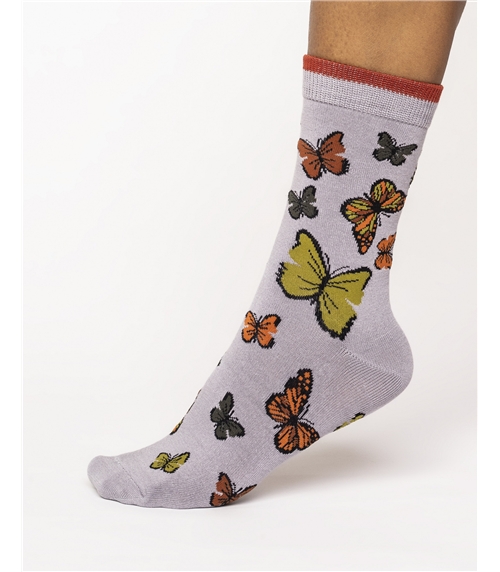 Womens Organic Cotton Butterfly Socks