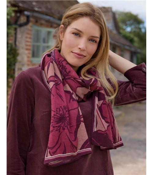 Woven Wool Printed Scarf