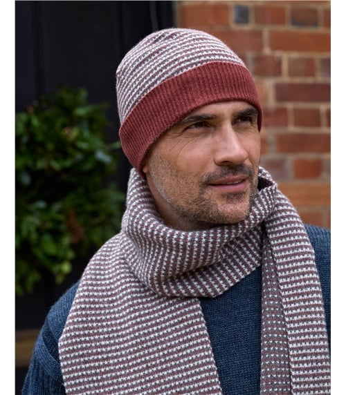 Mens Textured Stitch Hat