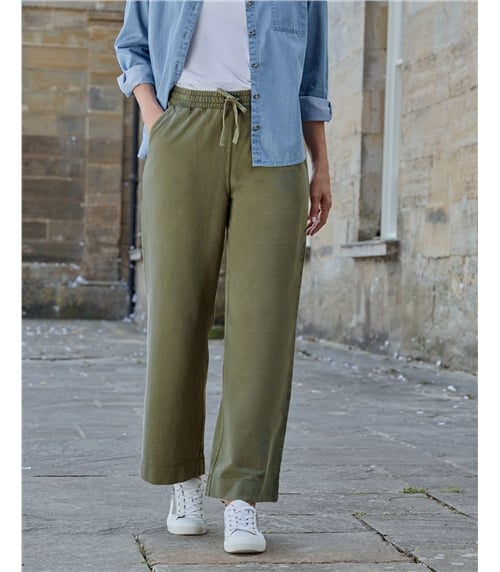 Soft Denim Jersey Trousers