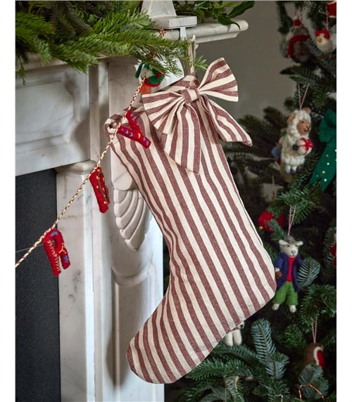 Christmas Stocking With Bow