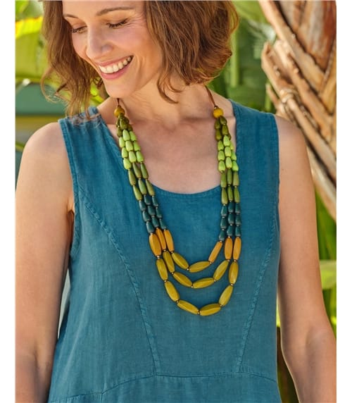 Multirow Long Necklace