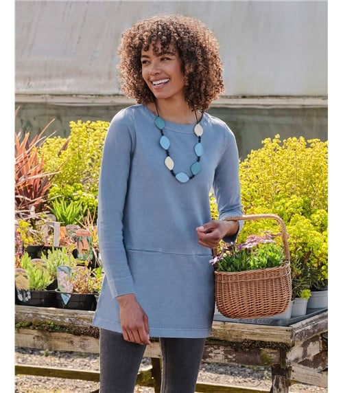 Boat Neck Jersey Tunic