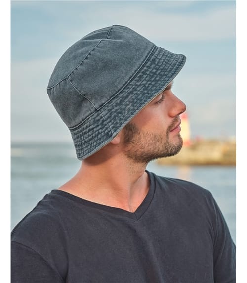 Mens Cotton Reversible Sun Hat