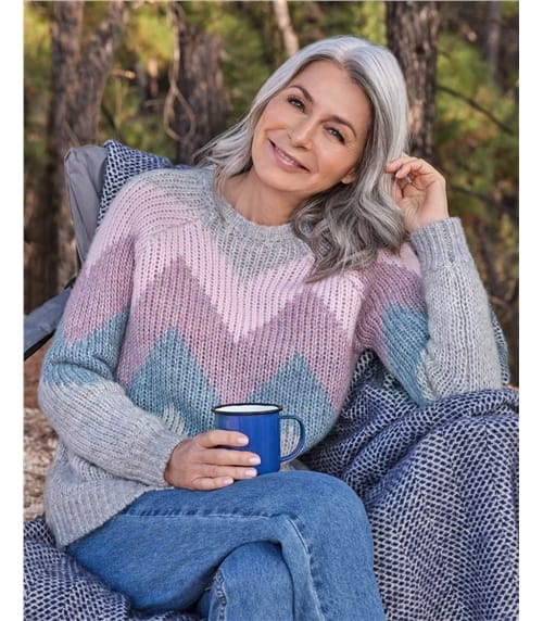 Soft Chevron Sweater