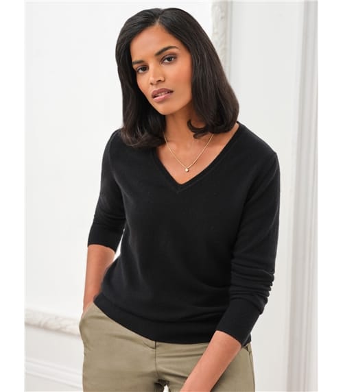 Cashmere V Neck Sweater