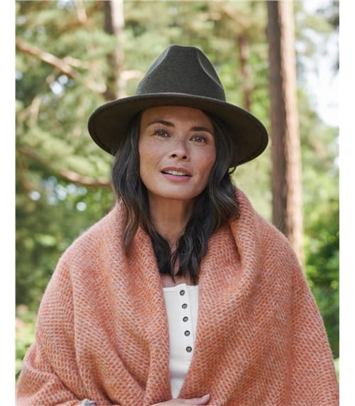Chapeau Fedora - Femme - 100% Laine 
