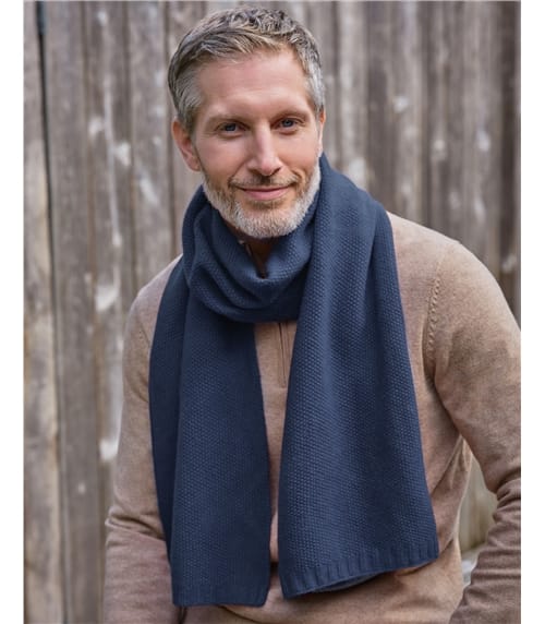 Mens Essential Lambswool Scarf