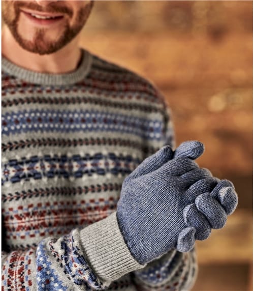 Mens Essential Lambswool Gloves