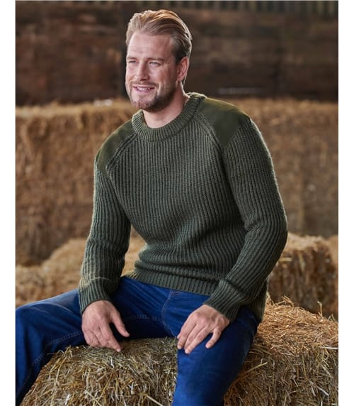 100% Pure Wool Countryman Sweater