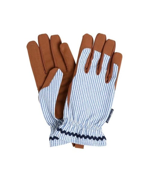Cotton Ticking Stripe Garden Gloves