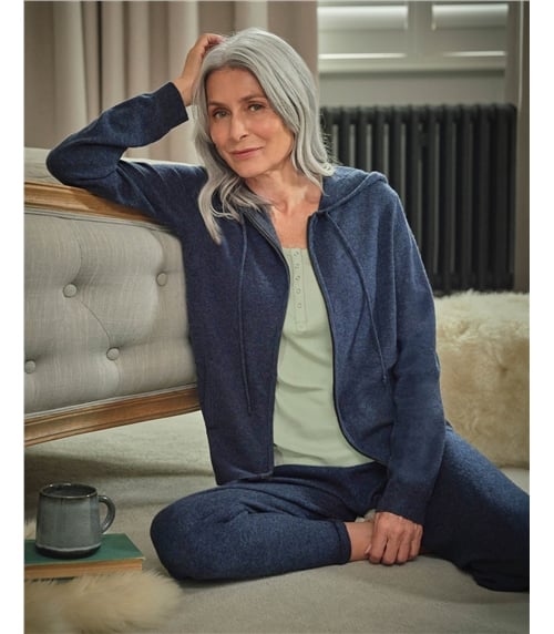 Cashmere And Merino Luxe Lounge Hoodie