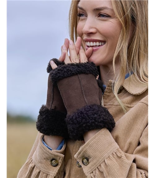 Fingerless Patch Mitten