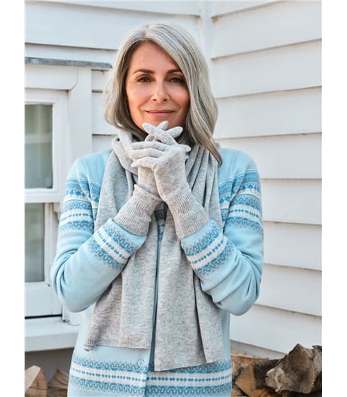 Womens Cashmere Merino Classic Scarf