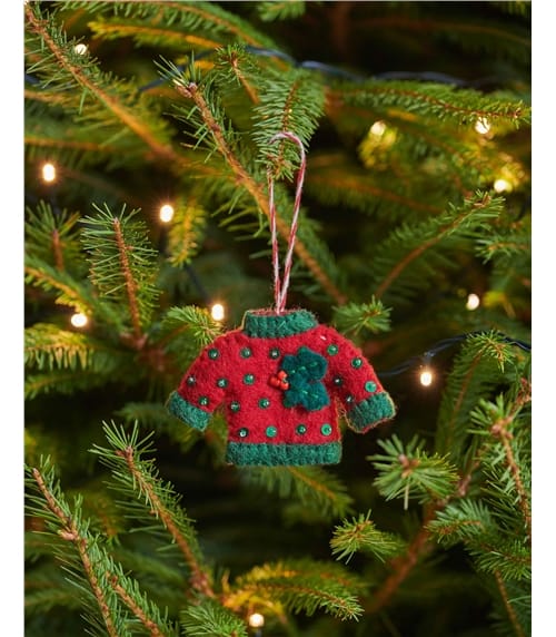 Mini Felt Christmas Sweater Christmas Decoration
