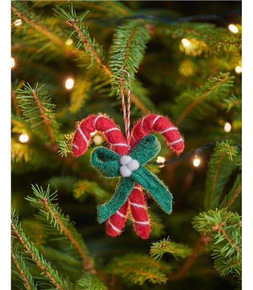 Candy Cane Hanging Christmas Decoration