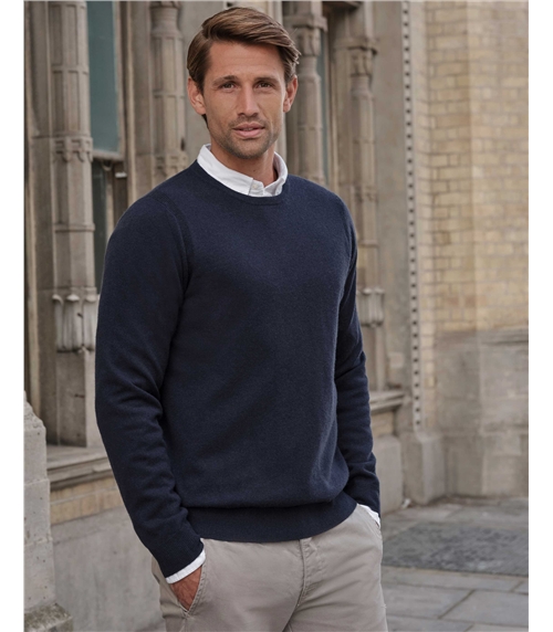 Mens Cashmere Crew Sweater