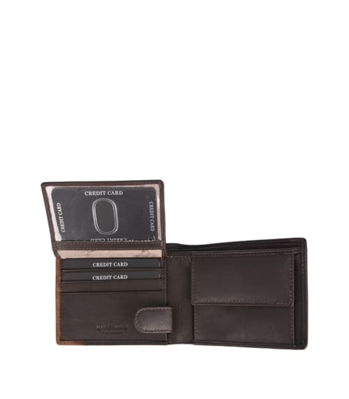 Stitch Leather Bi-Fold Wallet