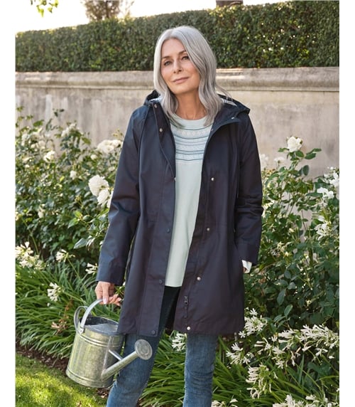 Regenjacke mit Kapuze