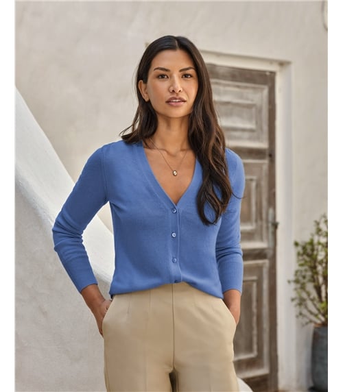 Cashmere V Neck Cardigan