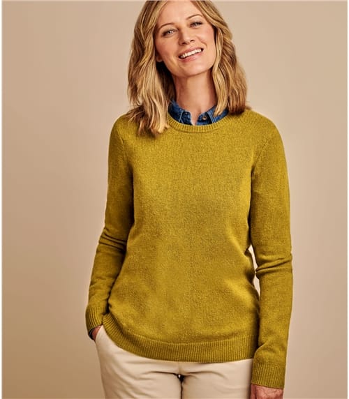 Womens Lambswool Crew
