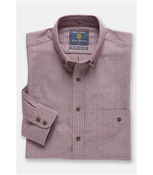 Brushed Herringbone Soft Touch Shirt