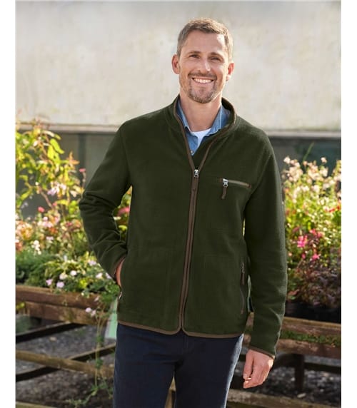 Organic Cotton Full Zip Fleece