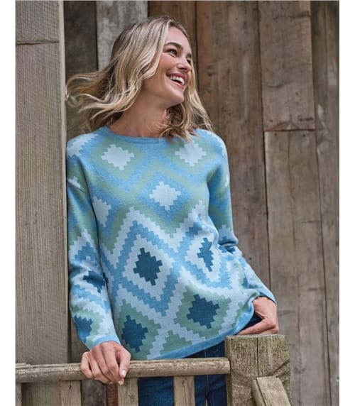 Diamond Pattern Jumper