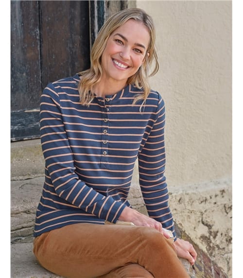 Stripe Crew Neck Top