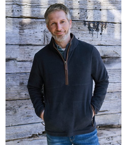 Organic Cotton Half Zip Fleece