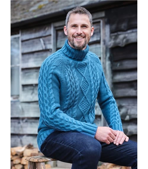 Men's Aran Jumpers | WoolOvers