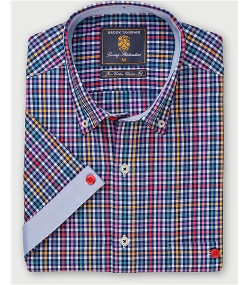 Portofino Stripe and Checked Shirt