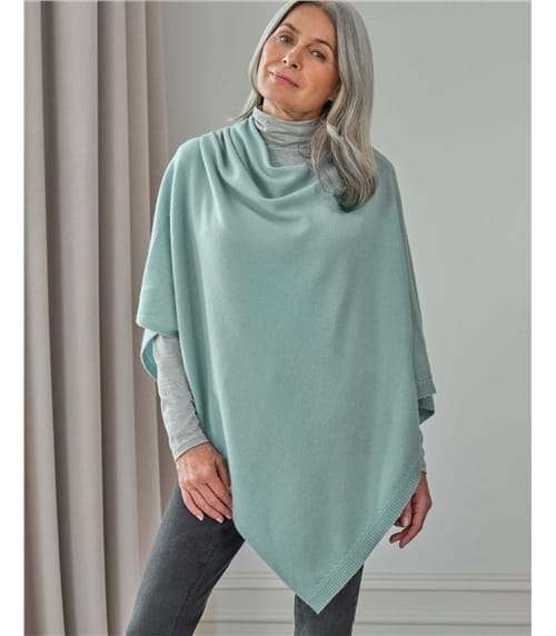 Luxurious Pure Cashmere Poncho