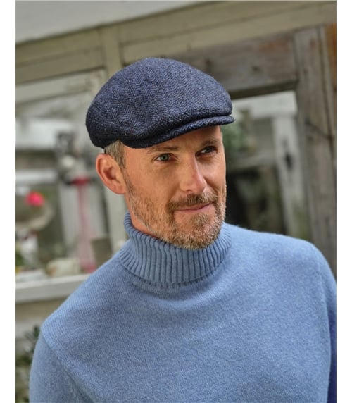 Mens Tweed Flat Cap