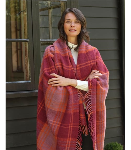 Traditionelle Decke aus reiner Wolle