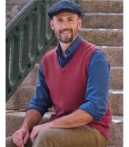 Mens Classic Lambswool Slipover