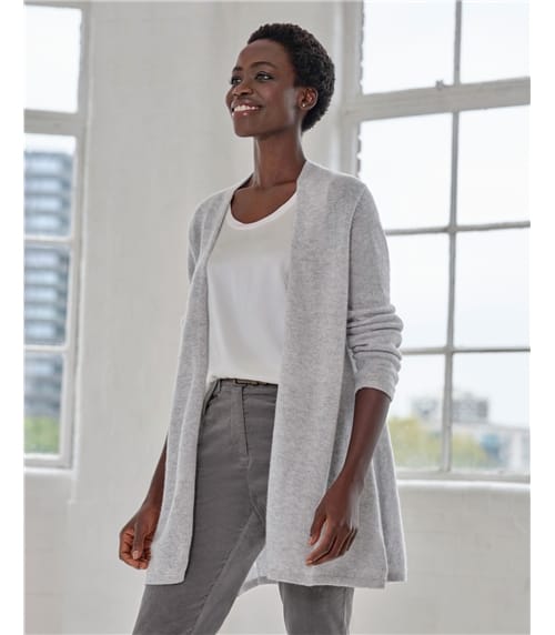Gassato Lightweight Cashmere Swing Cardigan