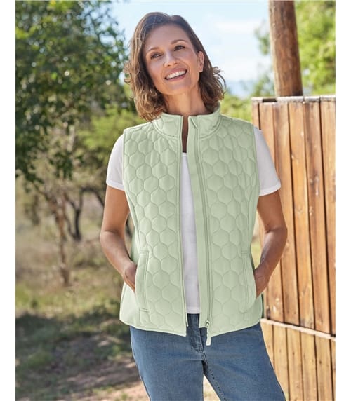 Windermere Organic Cotton Quilted Gilet